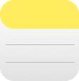 Notes app icon